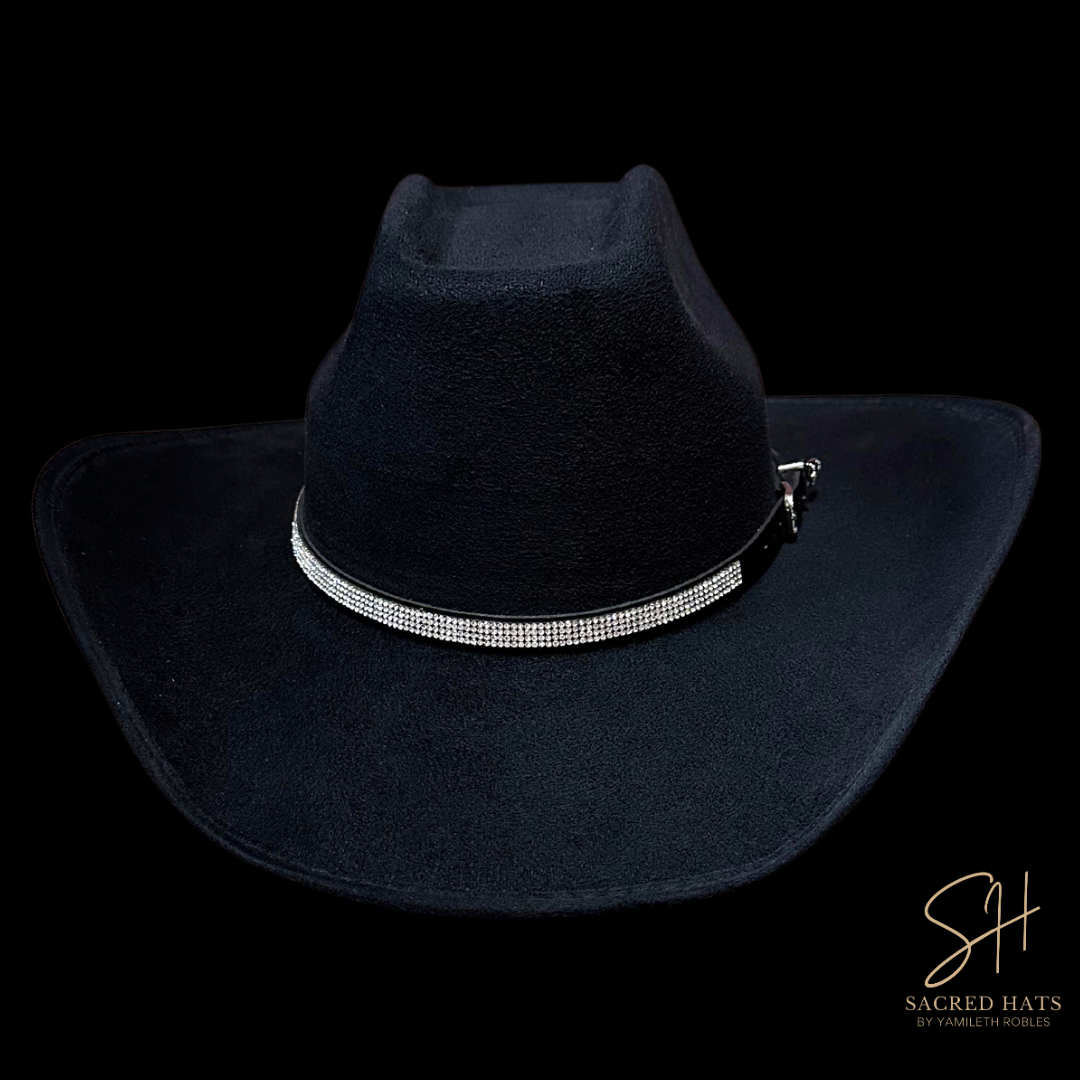 Stampede in Black w/ Diamond Band