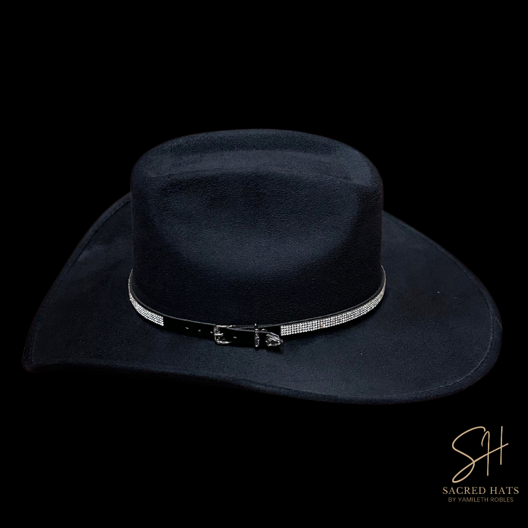 Stampede in Black w/ Diamond Band